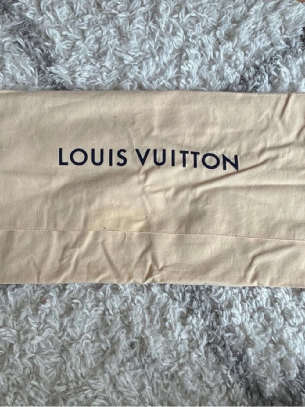 Louis Vuitton Beige Dust Bag with Logo